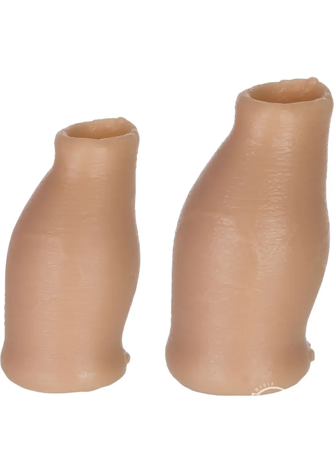Oxballs MoreSkin Silicone Faux Foreskin Hoods Set Vanilla Oxballs Anal