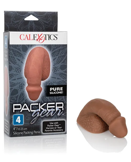 Packer Gear 4 Silicone Packing Penis Brown Packer Gear Male Sex Toys Packer Gear 4 Silicone Packing Penis Brown Packer Gear Male Sex Toys