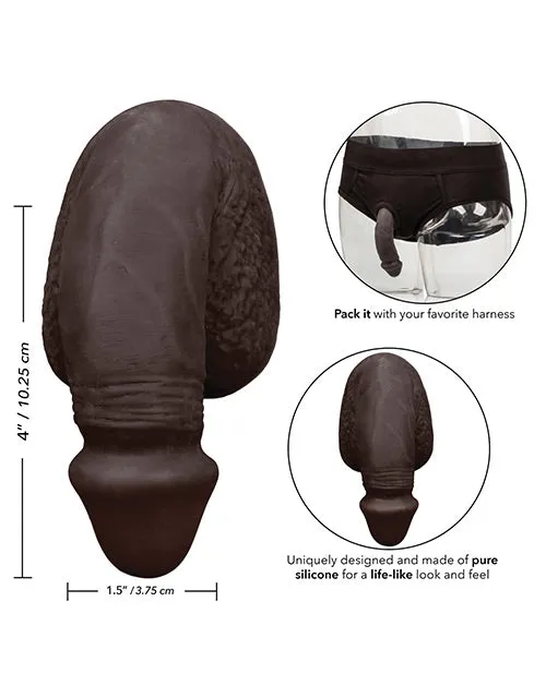Packer Gear Anal Packer Gear Silicone Packing Penis 4in Black