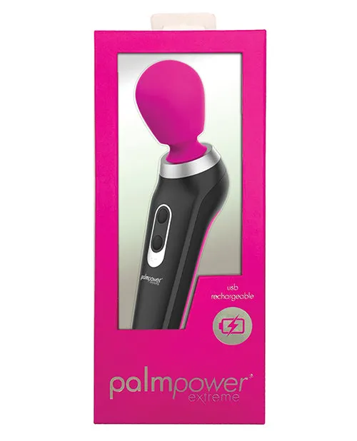 Palmpower Vibrators PalmPower Extreme Rechargeable Wand Massager Pink