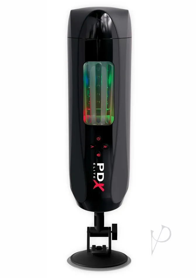 Pdx Elite Male Sex Toys PDX Elite Ultimate Milker 2 Rechargeable Masturbator BlackClear