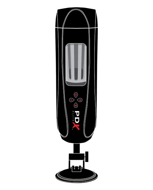 Pdx Elite Male Sex Toys PDX Elite Ultimate Milker 2 Rechargeable Masturbator BlackClear