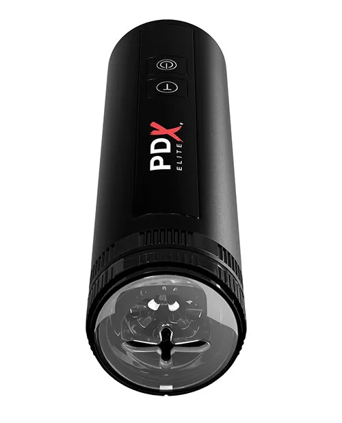 PDX Elite Moto Bator X Rechargeable Masturbator Black Pdx Elite Male Sex Toys