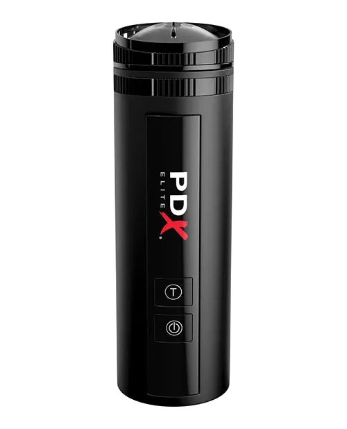 PDX Elite Moto Bator X Rechargeable Masturbator Black Pdx Elite Male Sex Toys