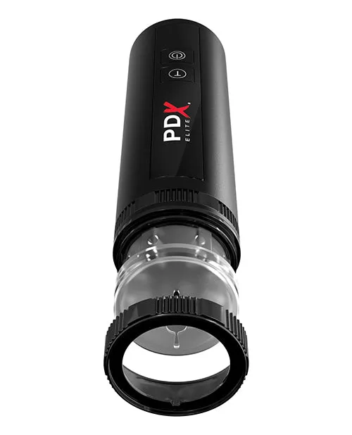 PDX Elite Moto Bator X Rechargeable Masturbator Black Pdx Elite Male Sex Toys