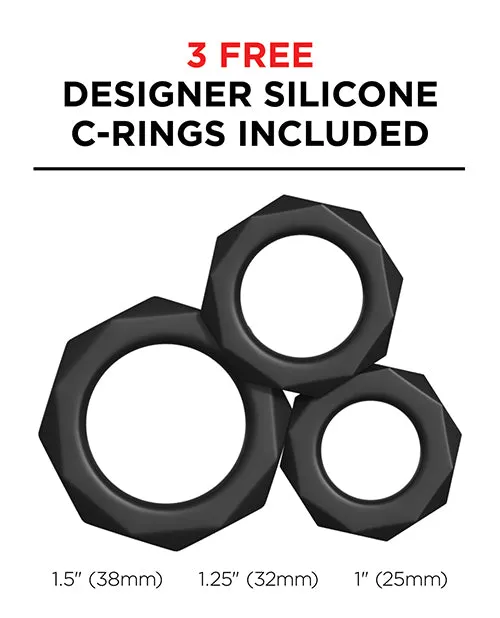 PDX Elite Moto Bator X Rechargeable Masturbator Black Pdx Elite Male Sex Toys