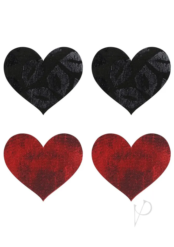 Peekaboo Anal Stolen Kisses Hearts Pasties RedBlack Peekaboo Anal Stolen Kisses Hearts Pasties RedBlack