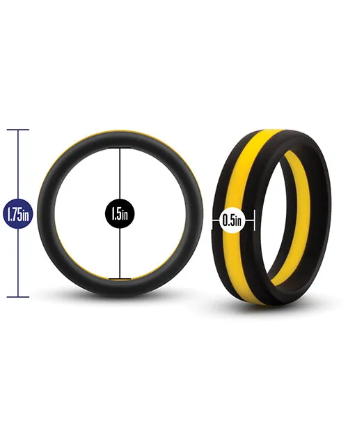 Performance Male Sex Toys Performance Silicone Go Pro Cock Ring BlackGold
