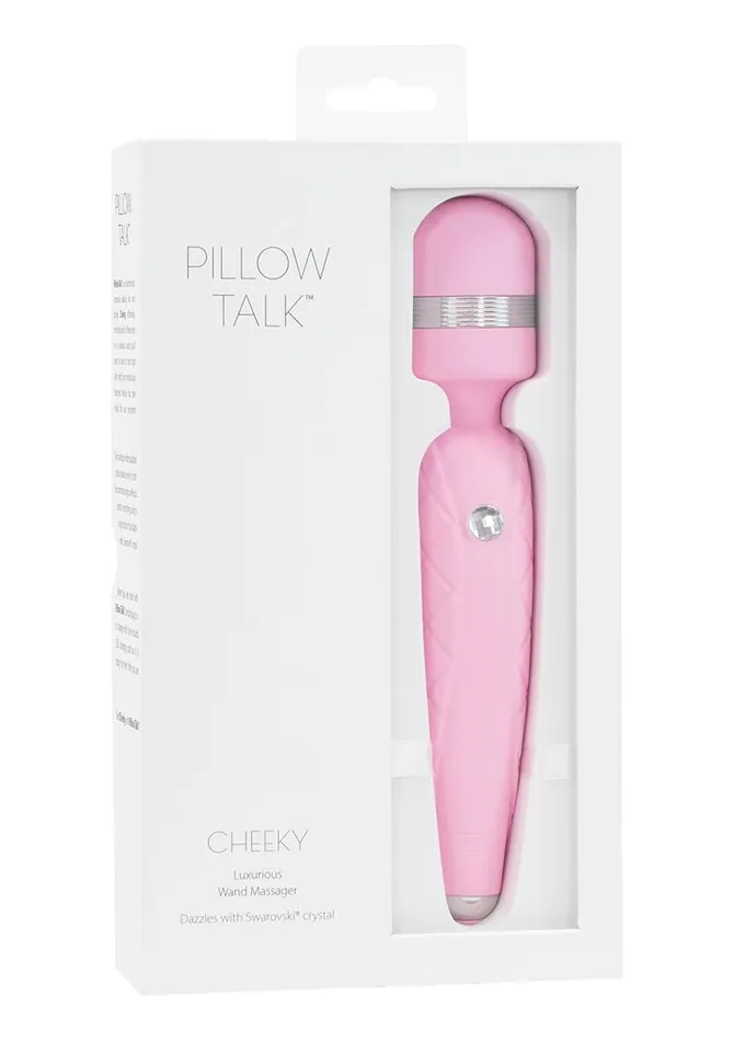 Pillowtalk Pillow Talk Cheeky Silicone Rechargeable Wand Massager Pink Vibrators Pillowtalk Pillow Talk Cheeky Silicone Rechargeable Wand Massager Pink Vibrators