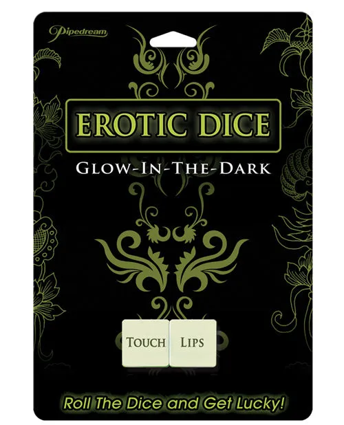 Pipedream Dildos Erotic Dice Glow in the Dark Pipedream Dildos Erotic Dice Glow in the Dark