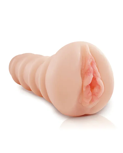 Pipedream Extreme Toyz Male Sex Toys Pipedream Extreme Toyz Fill Her Up Masturbator Pussy Vanilla