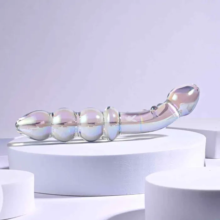 Playboy Pleasure Dildos Playboy Pleasure Jewels Double Ended Glass Dildo 17cm