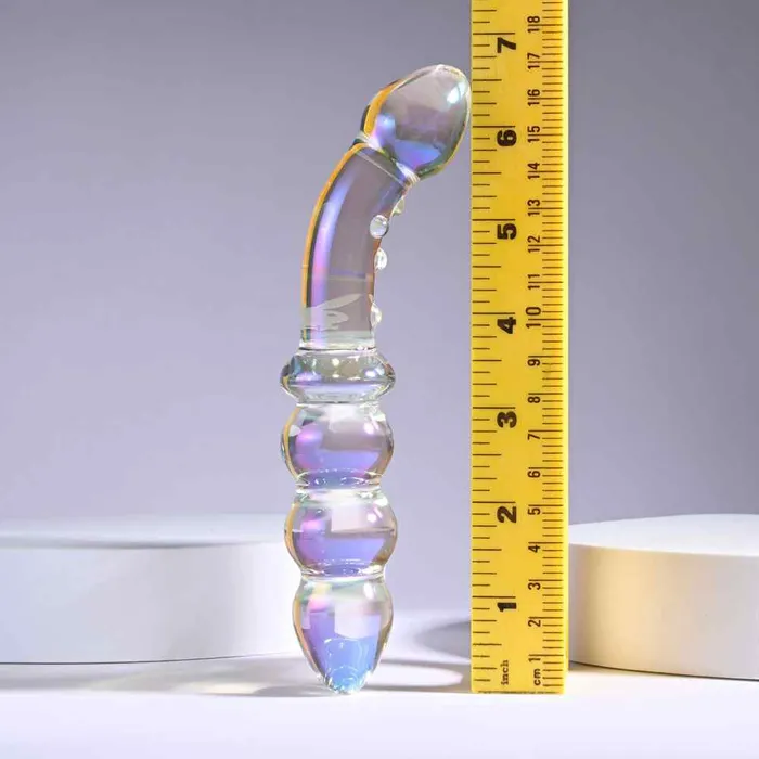 Playboy Pleasure Dildos Playboy Pleasure Jewels Double Ended Glass Dildo 17cm