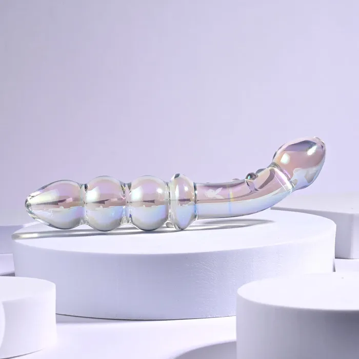 Playboy Pleasure Dildos Playboy Pleasure Jewels Double Ended Glass Dildo 17cm