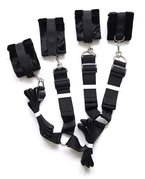 Plesur Fuzzy Bedroom Bondage Kit Black Plesur Anal Plesur Fuzzy Bedroom Bondage Kit Black Plesur Anal