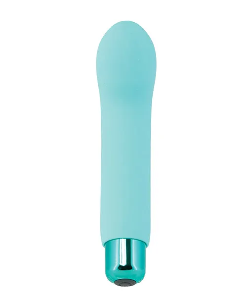 Powerbullet Female Sex Toys PowerBullet Saras Spot 10 Function Rechargeable Silicone Vibrating Bullet Teal