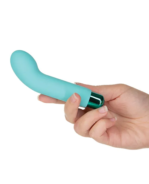 Powerbullet Female Sex Toys PowerBullet Saras Spot 10 Function Rechargeable Silicone Vibrating Bullet Teal