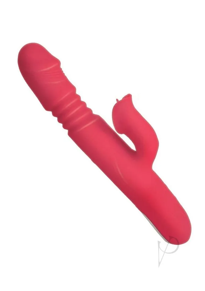 Princess Female Sex Toys Princess Passion Heat Rechargeable Silicone Warming Vibrator with Clitoral Wheel Coral