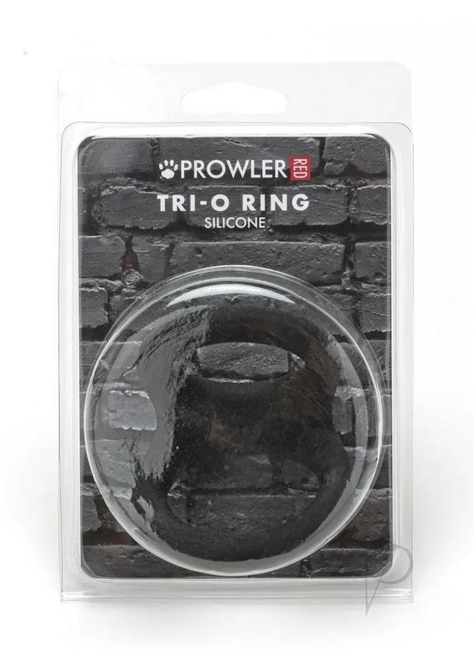 Prowler Red Anal Prowler RED TriO Silicone Ring Black