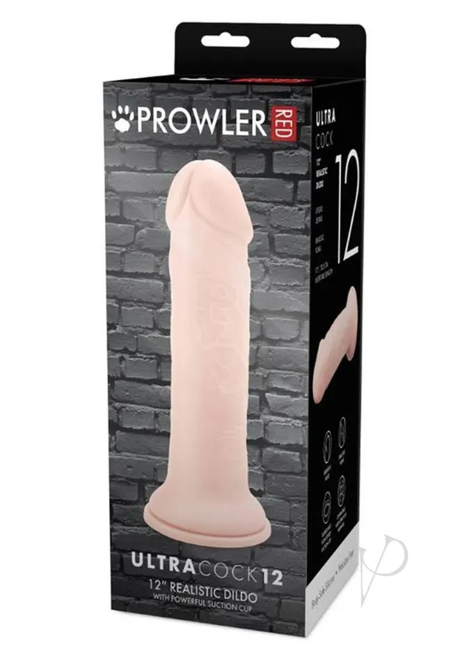 Prowler Red Dildos Prowler RED Ultra Cock Realistic Dildo 12in Vanilla