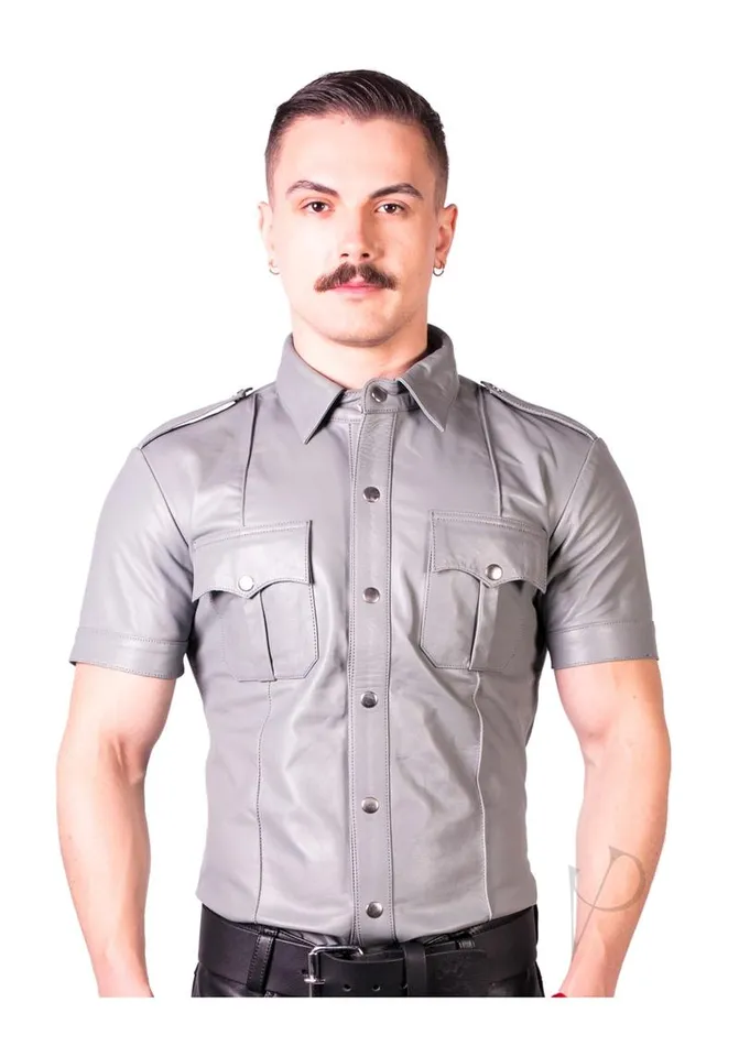 Prowler RED Slim Fit Police Shirt XLarge Gray Prowler Red Anal