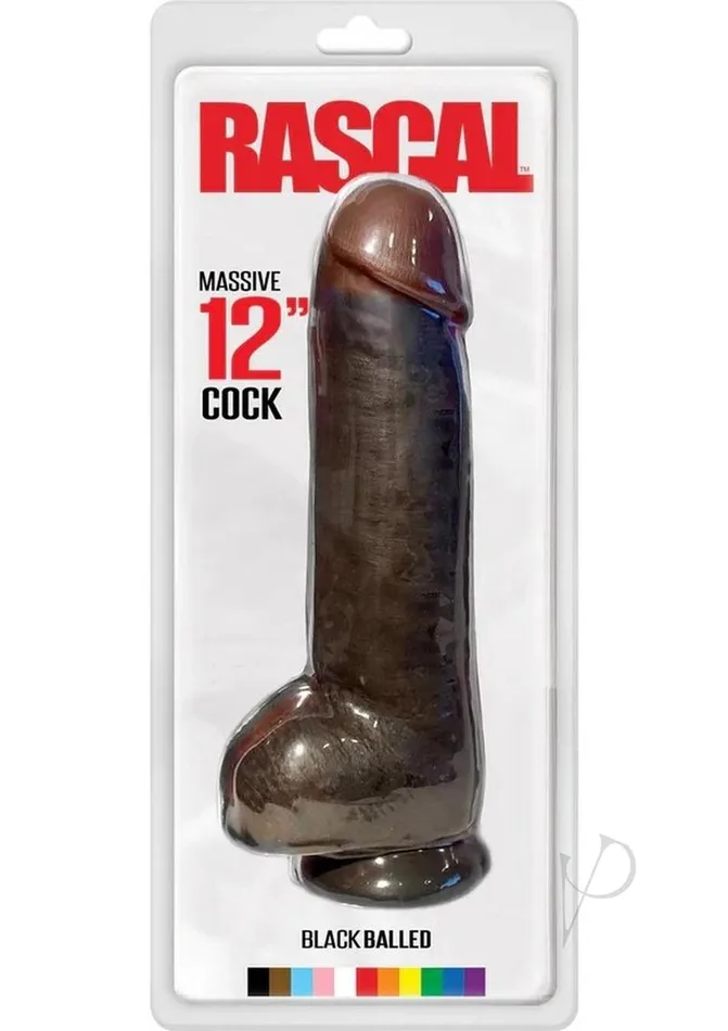 Rascal Rascal Chi Chi Larues Black Balled Massive Cock Waterproof 12in Chocolate Dildos Rascal Rascal Chi Chi Larues Black Balled Massive Cock Waterproof 12in Chocolate Dildos