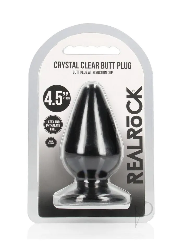 RealRock Crystal Clear Anal Plus 45in Black Real Rock Anal