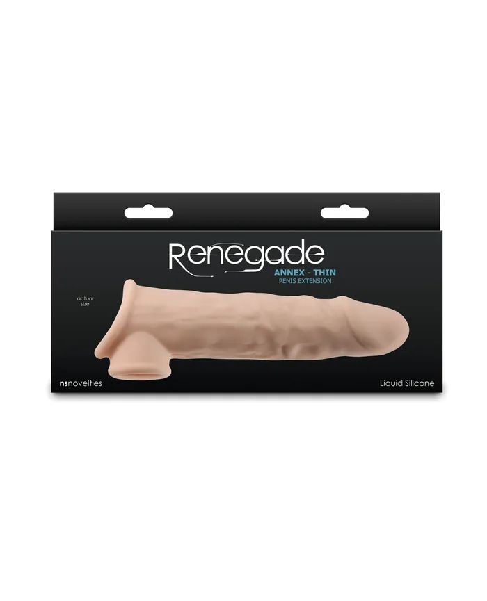 Renegade Male Sex Toys Renegade Annex Silicone Penis Extension Thin Vanilla Renegade Male Sex Toys Renegade Annex Silicone Penis Extension Thin Vanilla
