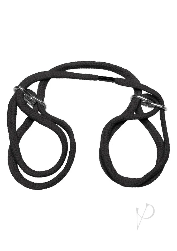 Restraints Japanese Bondage Japanese Style Bondage Cotton Cuffs Black