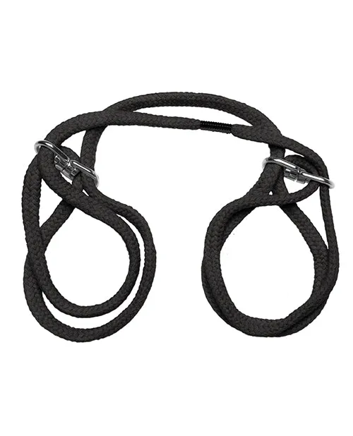 Restraints Japanese Bondage Japanese Style Bondage Cotton Cuffs Black
