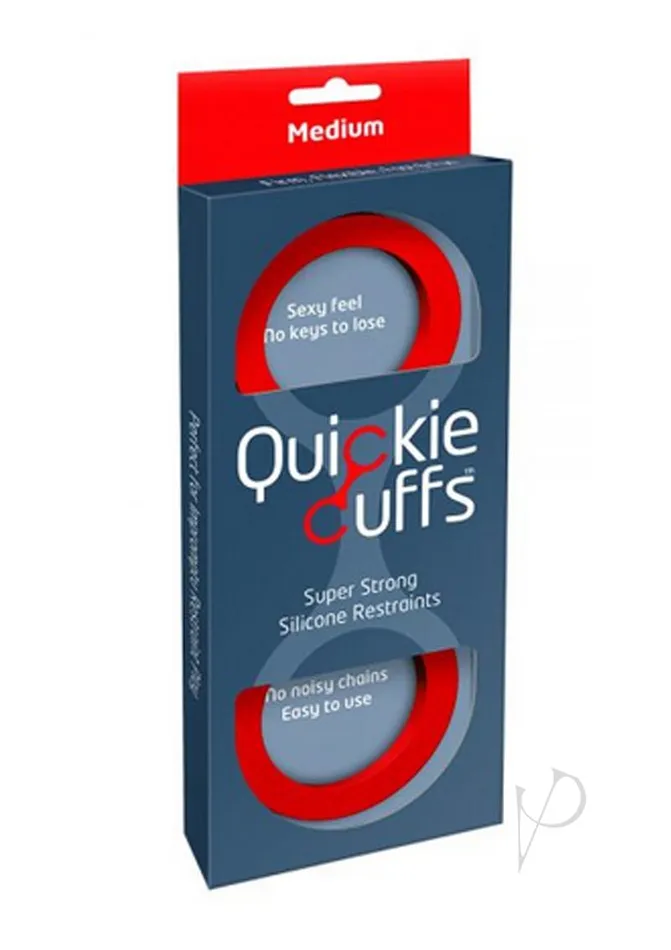 Restraints Quickie Quickie Cuffs Medium Red