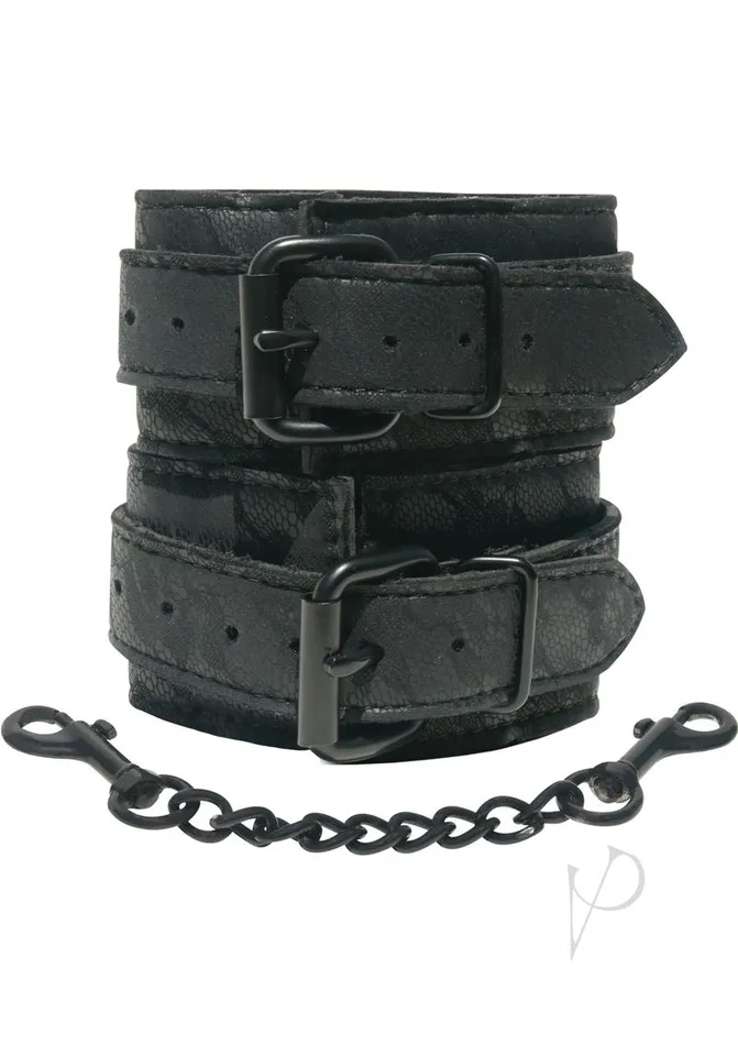 Restraints Sincerely Sincerely Wrist Lace Cuffs Black Restraints Sincerely Sincerely Wrist Lace Cuffs Black