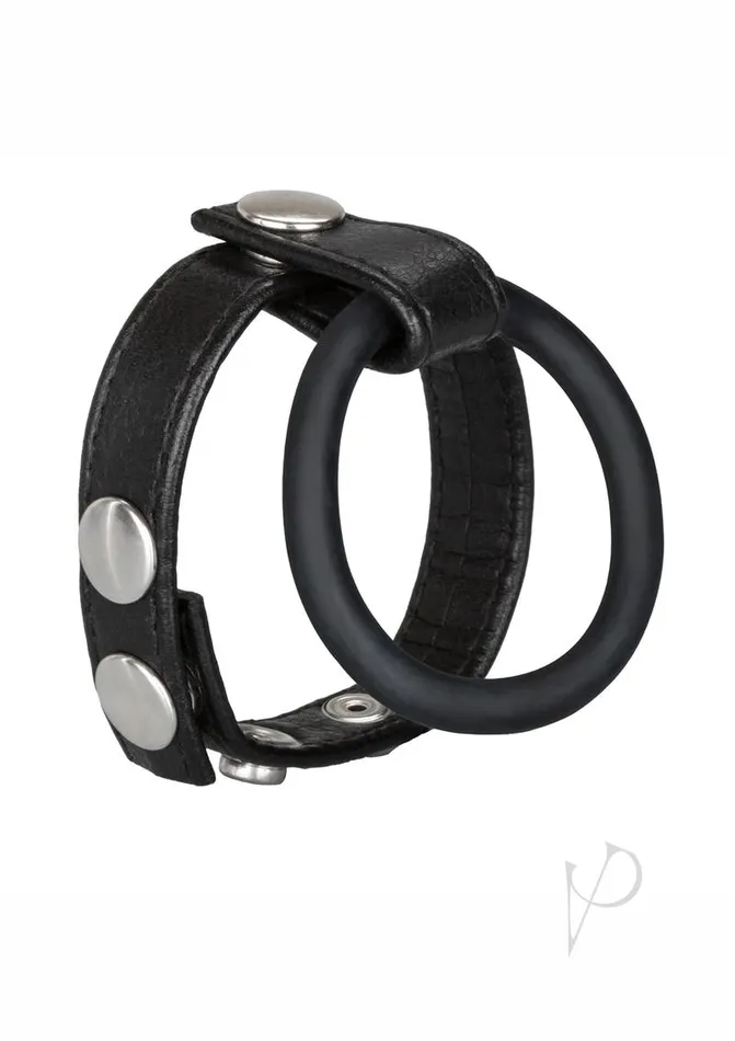 Rings Leather Ball Spreader Cock Ring Medium Black Male Sex Toys Rings Leather Ball Spreader Cock Ring Medium Black Male Sex Toys