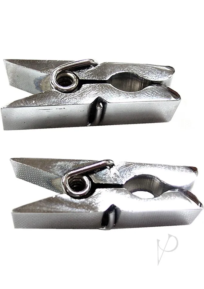 Rouge Couples Rouge Metal Nipple Clamps Silver