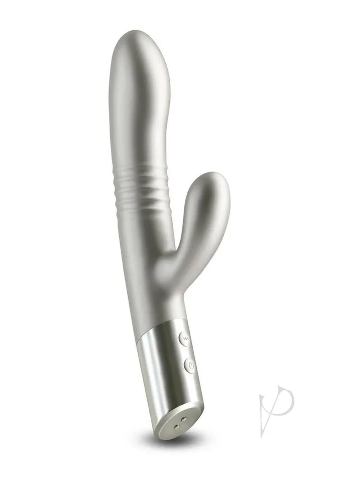 Royals Grace Rechargeable Silicone Rabbit Vibrator Gray Royals Female Sex Toys Royals Grace Rechargeable Silicone Rabbit Vibrator Gray Royals Female Sex Toys