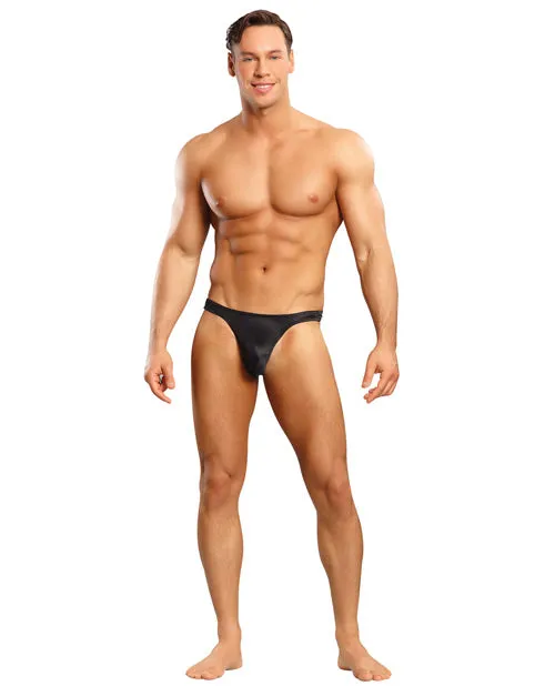 Satin Bong Thong Black LXL Male Power Anal