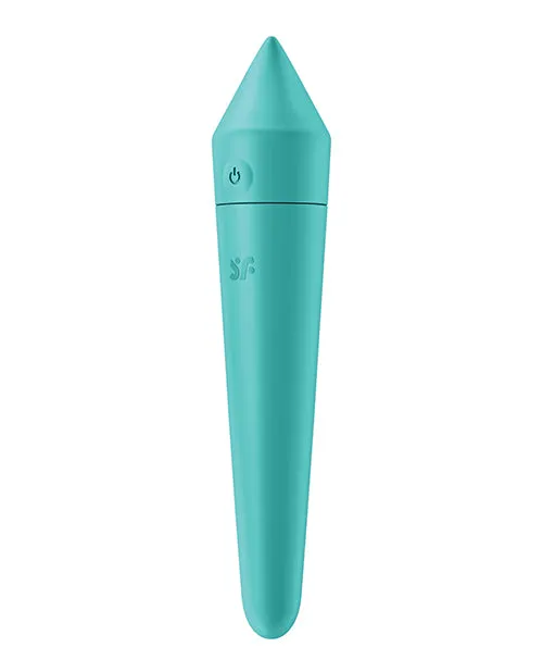 Satisfyer Female Sex Toys Satisfyer Ultra Power Bullet 8 Rechargeable Silicone Bullet Vibrator Teal