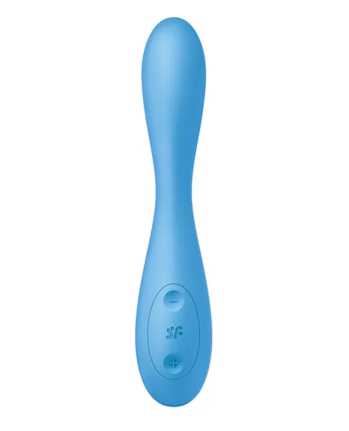 Satisfyer GSpot Flex 4 Rechargeable Silicone Vibrator Blue Satisfyer Vibrators Satisfyer GSpot Flex 4 Rechargeable Silicone Vibrator Blue Satisfyer Vibrators