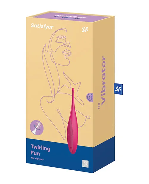 Satisfyer Twirling Fun Silicone Vibrator Magenta Satisfyer Vibrators Satisfyer Twirling Fun Silicone Vibrator Magenta Satisfyer Vibrators