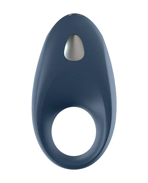 Satisfyer Vibrators Satisfyer Mighty One Rechargeable Silicone Couples Ring Blue Satisfyer Vibrators Satisfyer Mighty One Rechargeable Silicone Couples Ring Blue