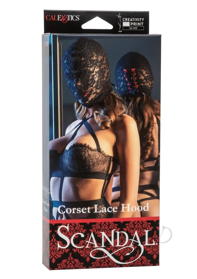 Scandal Corset Lace Hood Black Scandal Anal