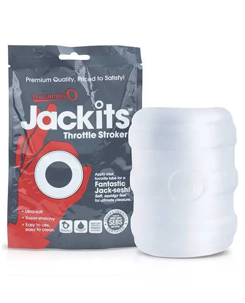 Screaming O Male Sex Toys Screaming O Jackits Throttle Stroker Clear Screaming O Male Sex Toys Screaming O Jackits Throttle Stroker Clear