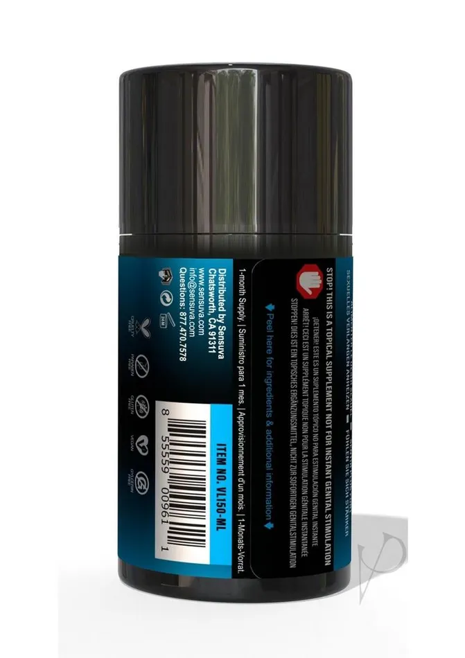 Sensuva Lubricants Female Sex Toys Sensuva On Sex Drive For Him Arousal Cream 17oz