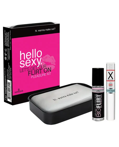 Sensuva Pleasure Kits Female Sex Toys Hello Sexy Lets Get Our Flirt On Pleasure Kit