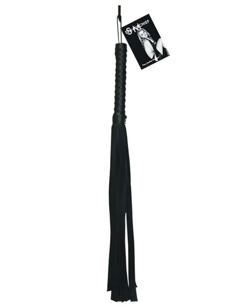 Sex And Mischief Couples Sex and Mischief Faux Leather Flogger Black Sex And Mischief Couples Sex and Mischief Faux Leather Flogger Black
