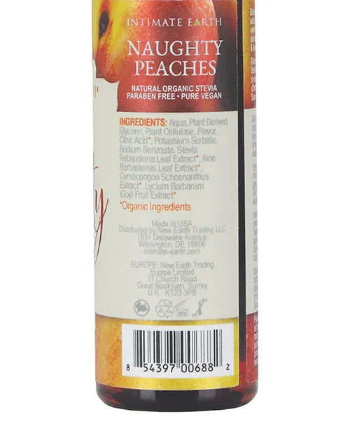 Sexual Health Wellbeing Intimate Earth Intimate Earth Natural Flavors Glide Lubricant Naughty Peaches 2oz