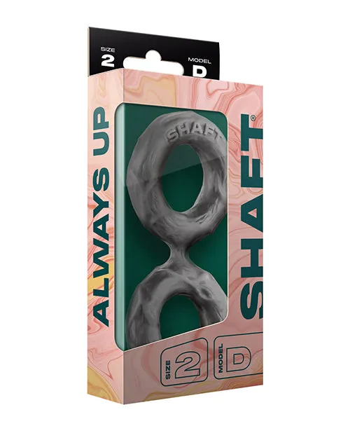 Shaft Male Sex Toys Shaft Double CRing Medium Gray