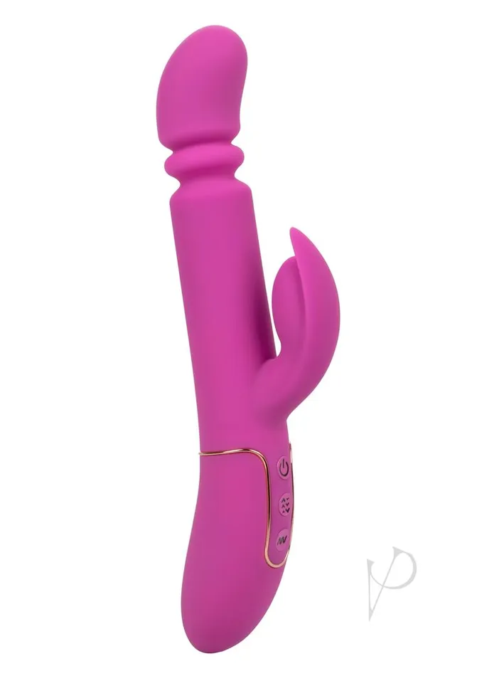 Shameless Slim Player Silicone Rechargeable Rabbit Vibrator Fuchsia Shameless Female Sex Toys