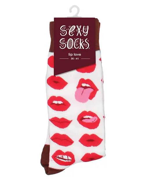 Shots Sexy Socks Lip Love Female Sexy Socks Vibrators