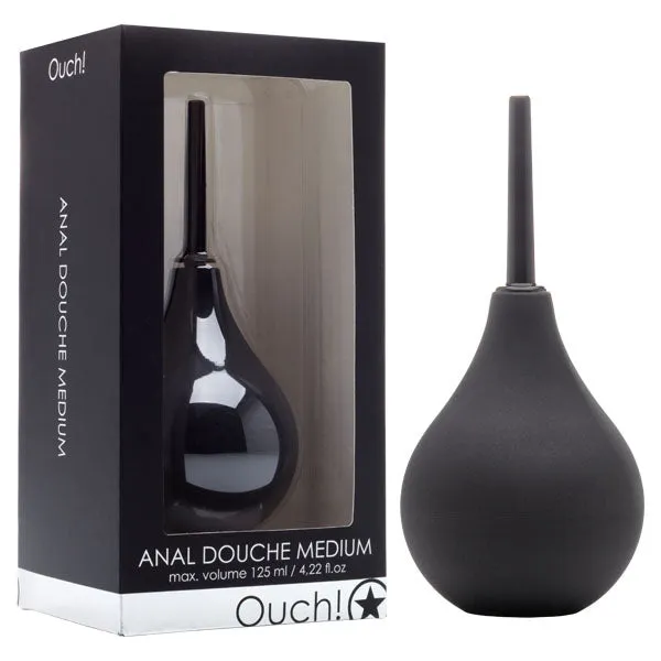 Shots Toys Anal Ouch Anal Douche Medium Black 125 ml